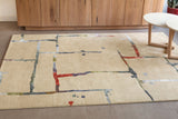 Serge Lesage Ribbon Multico Rug in multico, room view