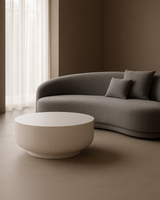 Ridge Coffee Table - White