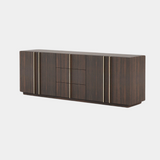 Santa Cristina Wood Sideboard With Metal Detail