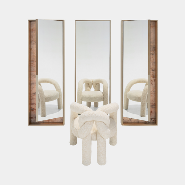 Visionnaire Bartok Luxury Dressing Mirror With Storage