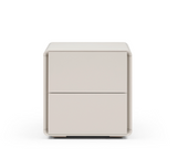 Kota Bedside Table - Matte Beige