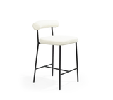 Alita Stool - Chex Bouclé Polar