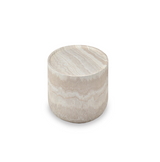 Ciladro Side Table - Faux Travertine