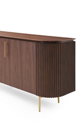 Lantine Buffet – Walnut & Brass