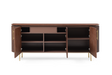 Lantine Buffet – Walnut & Brass