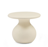 Rolo Side Table - Matte Beige