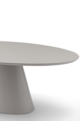 Tavamo Dining Table - Oval - Matte Beige