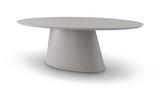 Tavamo Dining Table - Oval - Matte Beige