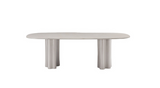 Moon Dining Table 240 - Matte Beige
