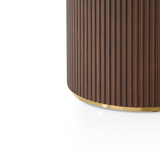 Lantine 150 Dining Table - Walnut & Brass