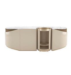Bravura Luxury Modular Sideboard A Masterpiece with a Tray by Santiago Sevillano
