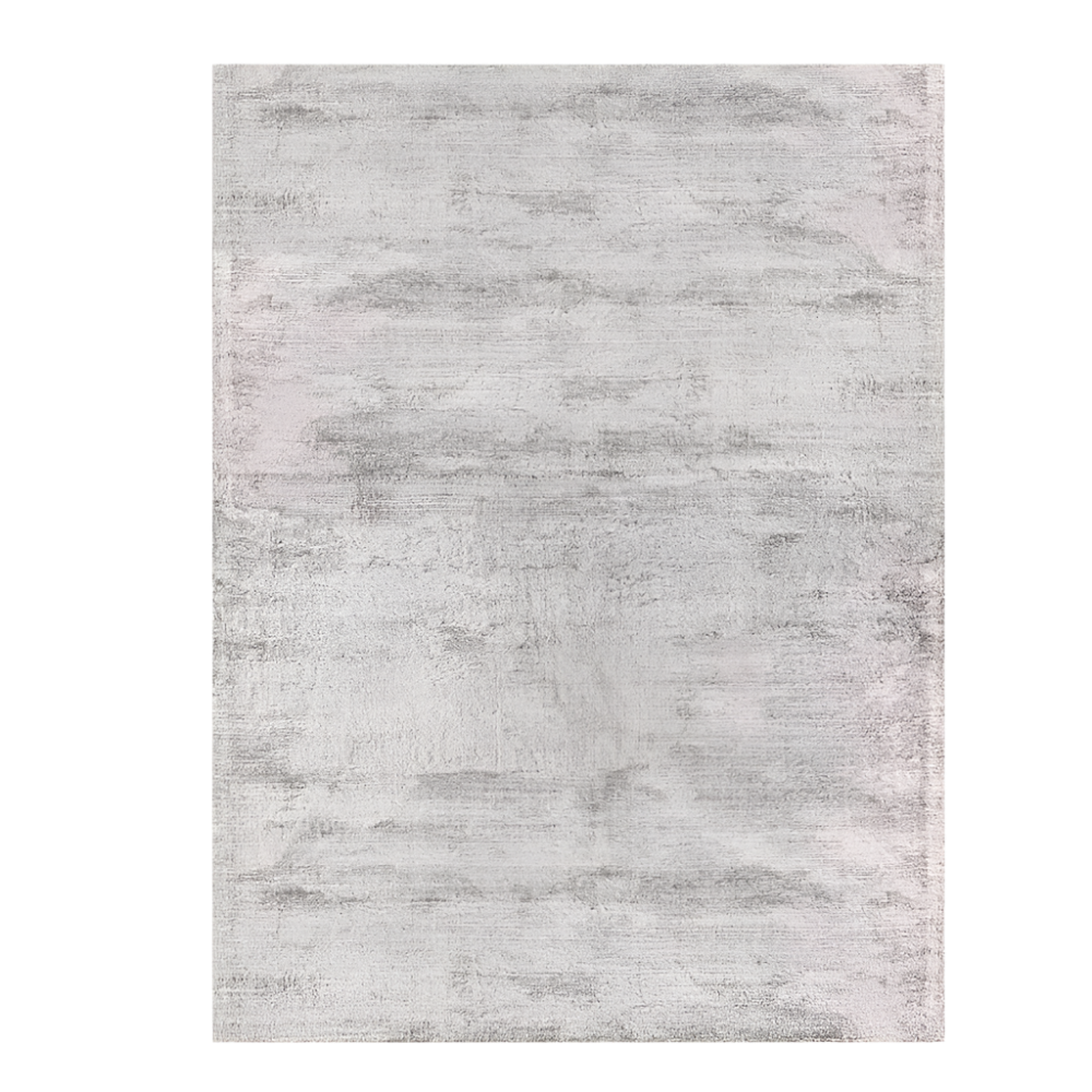 Ex Display Dolce Silver Hand Wooven Rug | Touched Interiors
