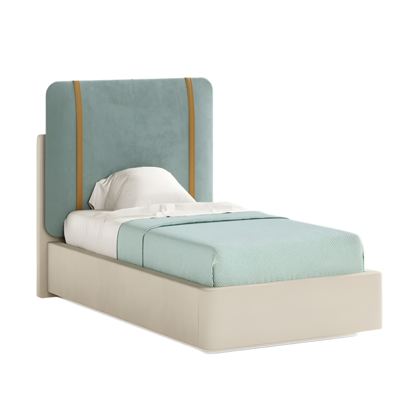 The Suspender Children's Bed by Fairytale: Luxurious with Upholstered Headboard