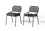 Meridiani Tai Open Air Dining Chair, view 2