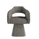 Casa Magna Heritage Swivel Dining Chair 