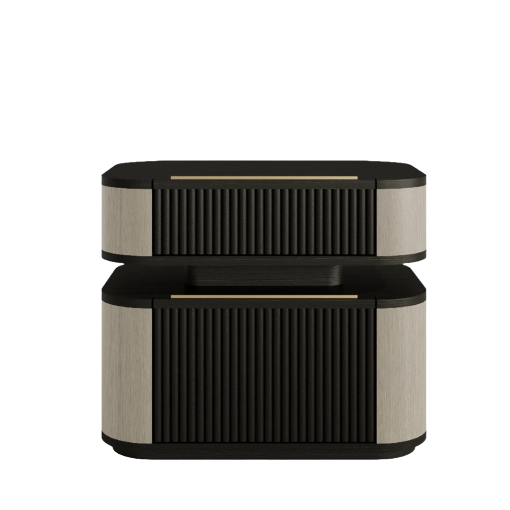 Casa Magna Luxia Bedside Table Luxury Sophisticated Design Touched