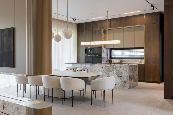 Alabaster Superloft Luxury Lineal LED Pendant Light