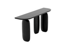 Underline Console Table - Black Oak