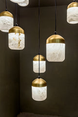 United Alabaster Glans Pendant Light, view 3