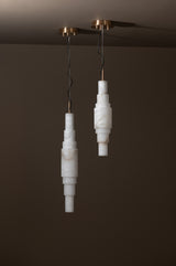 United Alabaster Kavanagh Pendant Light, view 5