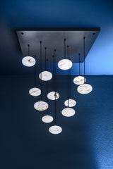 United Alabaster Oval Pendant Light, view 7
