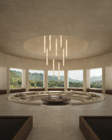 United Alabaster Roller Vertical Pendant Light, view 3
