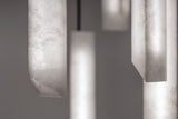 United Alabaster Triangular Tube Pendant Light, view 4