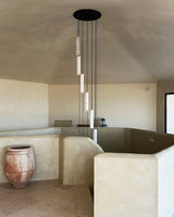 United Alabaster Tubular Bells Pendant Light, view 8