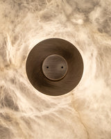United Alabaster Boutton Wall Light, view 3