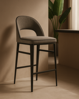 Verna Bar Stool - Enzimi Dark Grey