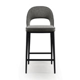 Verna Bar Stool - Enzimi Dark Grey