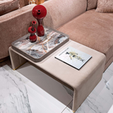 Visionnaire Foster Low Coffee Table With Marble Top