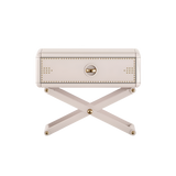 Warrior Nightstand by Fairytale: Luxury & Lacquered Wood and Polished Brass