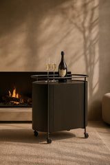 Capri Bar Cart - Black