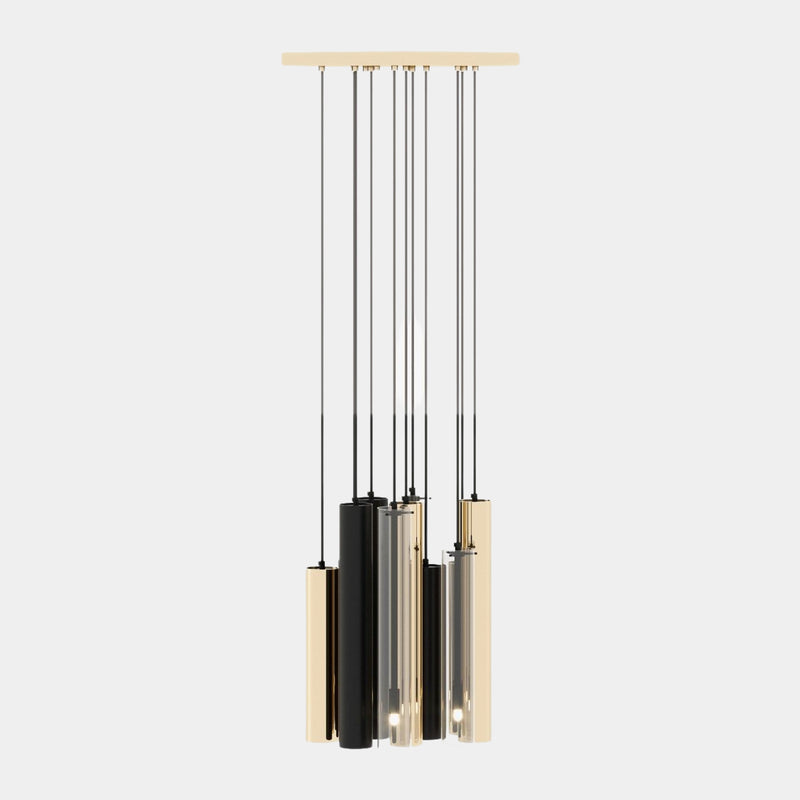 Abadie Luxury Suspension Lamp with Falling Tubes