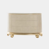 Adragna Chest of Drawers with Golden Leaf Detailing