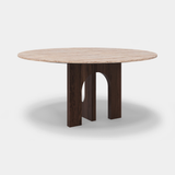 Caffe Latte Affogato Round Dining Table, second view