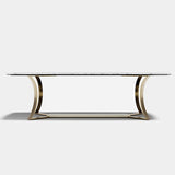 Albany Metal Base Luxury Dining Table, Rectangular (260cm)