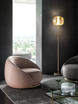Albenga Curved Tube Luxury Armchair in a room setting