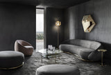 Albenga Curved Tube Luxury Sofa in a room setting