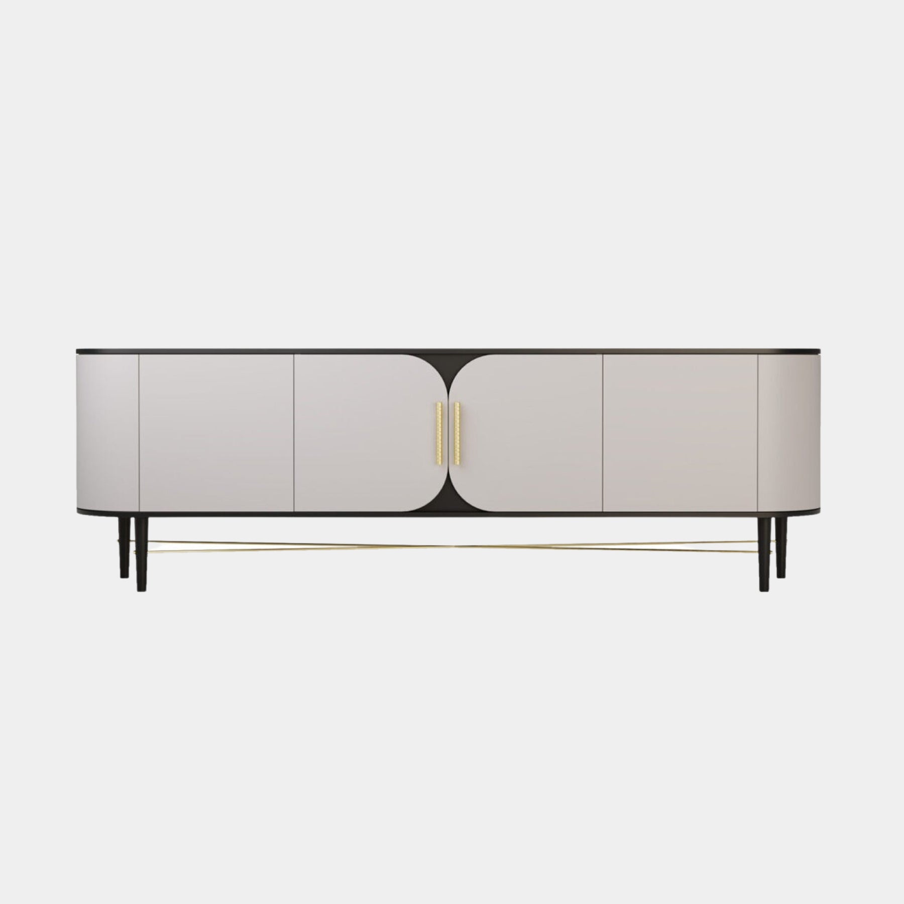 Albergoni Contemporary Curved Sideboard Touched Interiors
