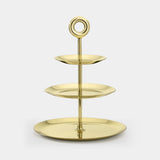 Alzata Ring Handle Luxury Tiered Tray, view 2