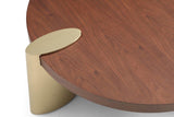 Amara Coffee Table - Small - Dark Walnut
