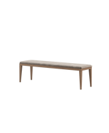 Laskasas Amy Bench in Khaki upholstery