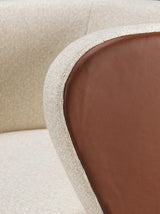 Aperitivo Castor Base Luxury Dining Chair, back view
