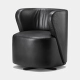 Aperitivo Swivel Leather Luxury Lounge Chair