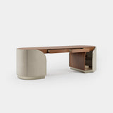 Arden Cabinet Base Luxury Writing Desk, alternative angle