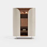 Arden Fluted Front Luxury Cabinet, alternative angle