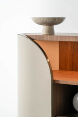 Arden Fluted Front Luxury Cabinet, close-up detail