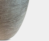 Ardesia Textured Stone Luxury Planter, detail of the grey finish
